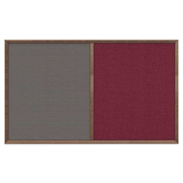 Slim Style Indoor Enclosed Corkboard, 18, UNITED VISUAL PRODUCTS, Mfr# UV501SC-WHITE-ULTMAR